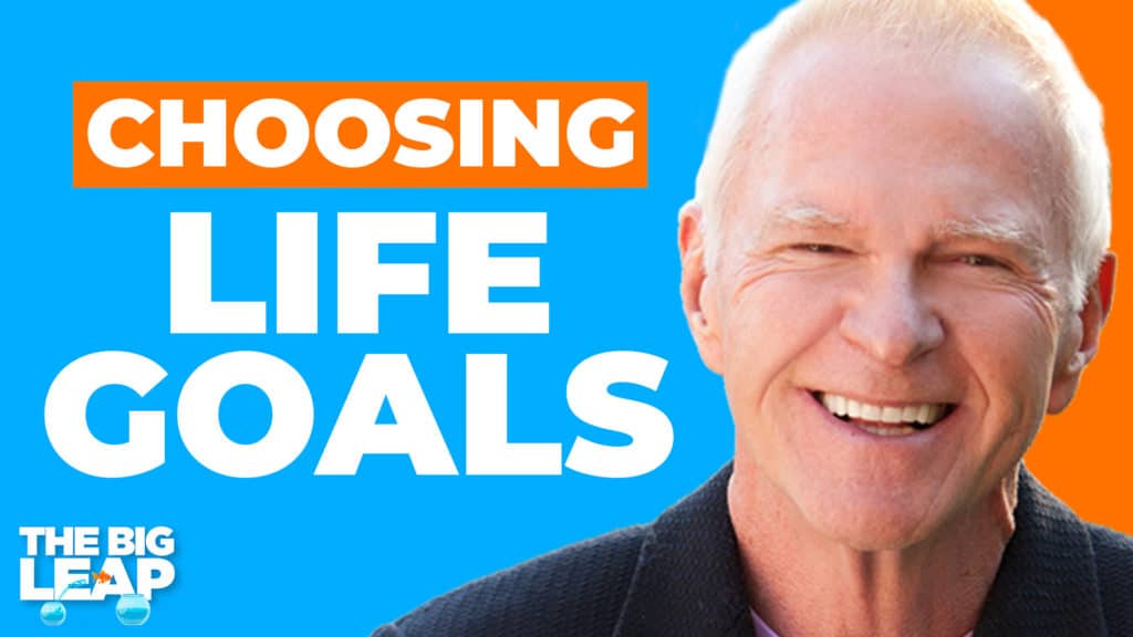 The Big Leap Episode 62 Cover Photo showing a photo of Gay Hendricks and the words "Choosing Life Goals"